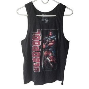 Men's Marvel Tank Top Deadpool Size M